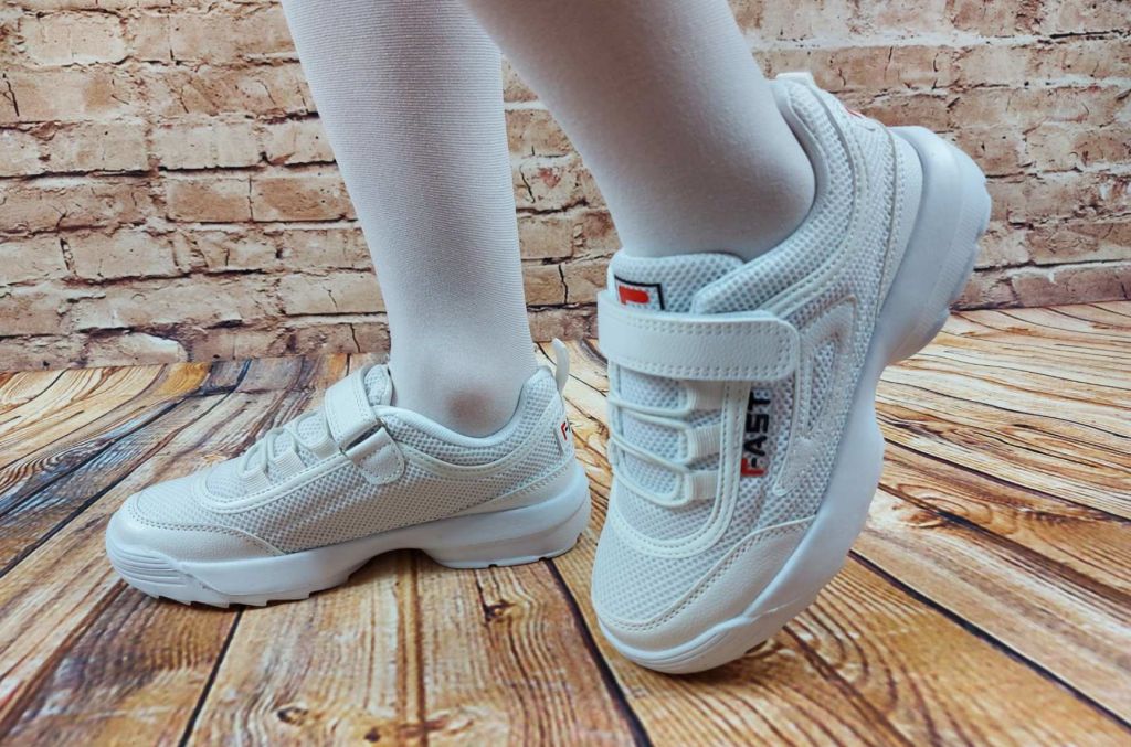 Кросівки дитячі гумка + липучка текстиль білі Djong-golf 5545-7
