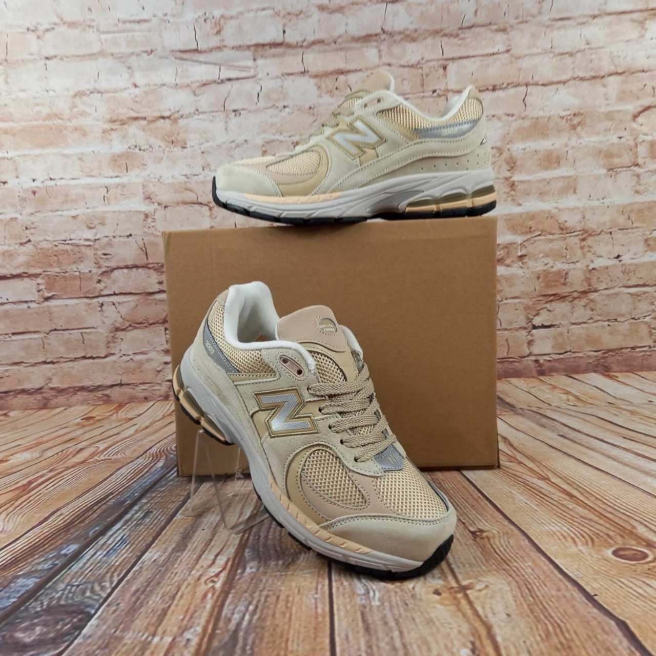 Кросівки унісекс New Balance 636-2 бежеві текстиль