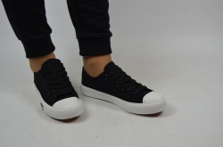 Кросівки кеди підліткові Comfort baby 18-31 чорні текстиль